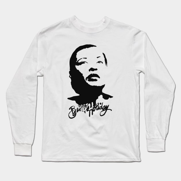 Billie Holiday Long Sleeve T-Shirt by ProductX